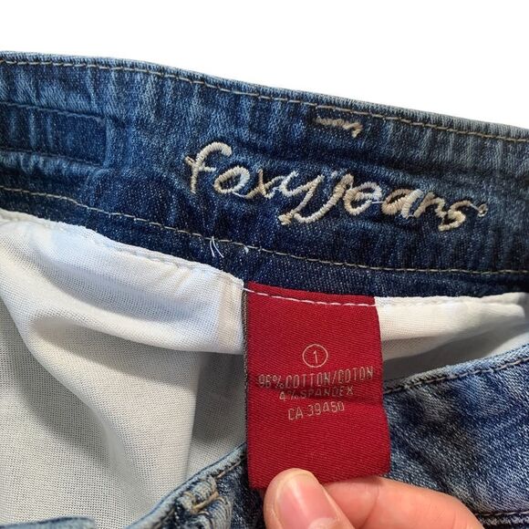 New Foxy Jeans Denim Mini Skirt - Picture 5 of 7